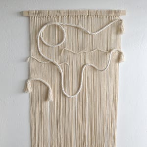 Rope sculpture macrame wall art, macrame wall art, rope wall art, fiber art, rope wall art, macrame wall hanging