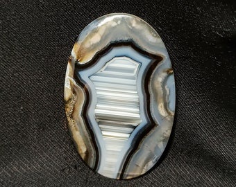 Banded Agate cabochon, Turkısh designer agate