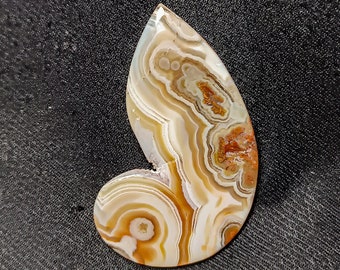 Eye agate cabochon, very rare designer agate cabochon