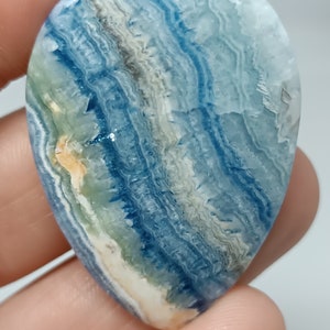 Blue crazy lace onix cabochon image 9