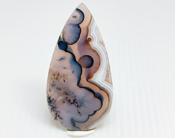 Most rare Banded agate cabochon