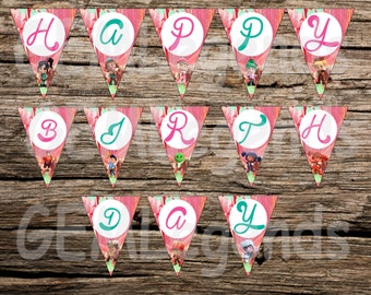 Banner de cumpleaños de Sugar Rush, estandarte de Sugar Rush, fiesta de cumpleaños de Sugar Rush, cumpleaños de Wreck It Ralph, fiesta de Wreck It Ralph, DESCARGA INSTANTÁNEA