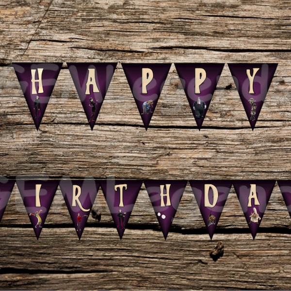 Hotel Transylvania Birthday Party, Hotel Transylvania Party, Hotel Transylvania Banner, Hotel Transylvania Birthday Banner, INSTANT DOWNLOAD