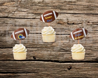 Rams Cupcake Toppers - Etsy