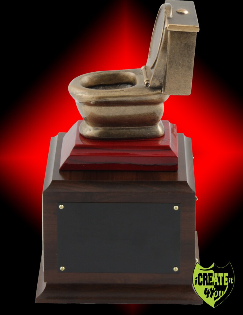 Toilet Bowl Loser Fantasy Football Trophy Etsy