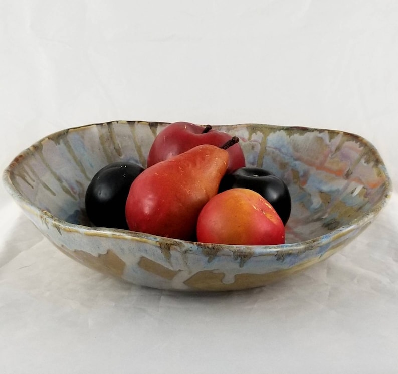 Ceramic fruit bowl Centerpiece Kitchen decor Hand crafted Etsy