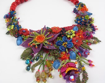 May's Garden Necklace Tutorial PDF