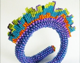 City Scape Cuff Tutorial PDF