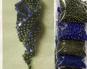 Mastering The Curl Dark Olivine and Cobalt Blue