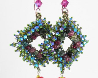 Diamond Drop Earrings Tutorial PDF