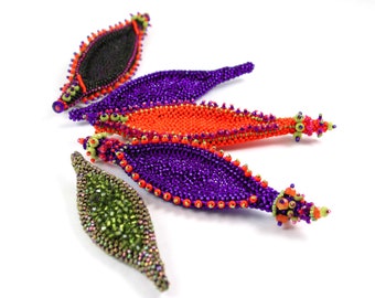 Masai Shields Brooch or Pendant Tutorial PDF