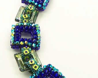 It's Hip To Be Square Bracelet Tutorial PDF