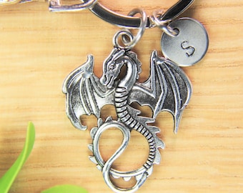 Dragon Keyring Dragon Gift Christmas Gift Dragon Jewelry Father's Day Gift Holiday Gift Grandma Gift Mom Gift Personalized Gift