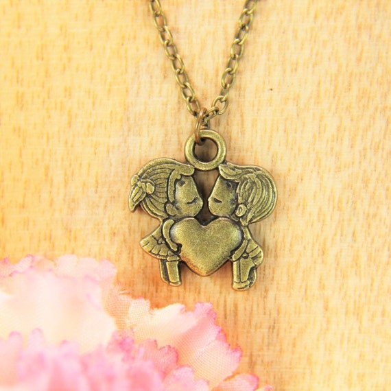 Boyfriend and girlfriend charms on sale