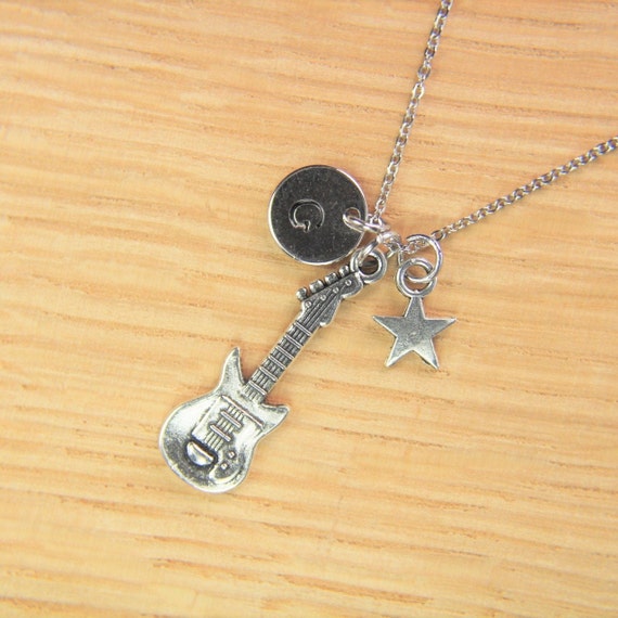 Guitar necklace sale