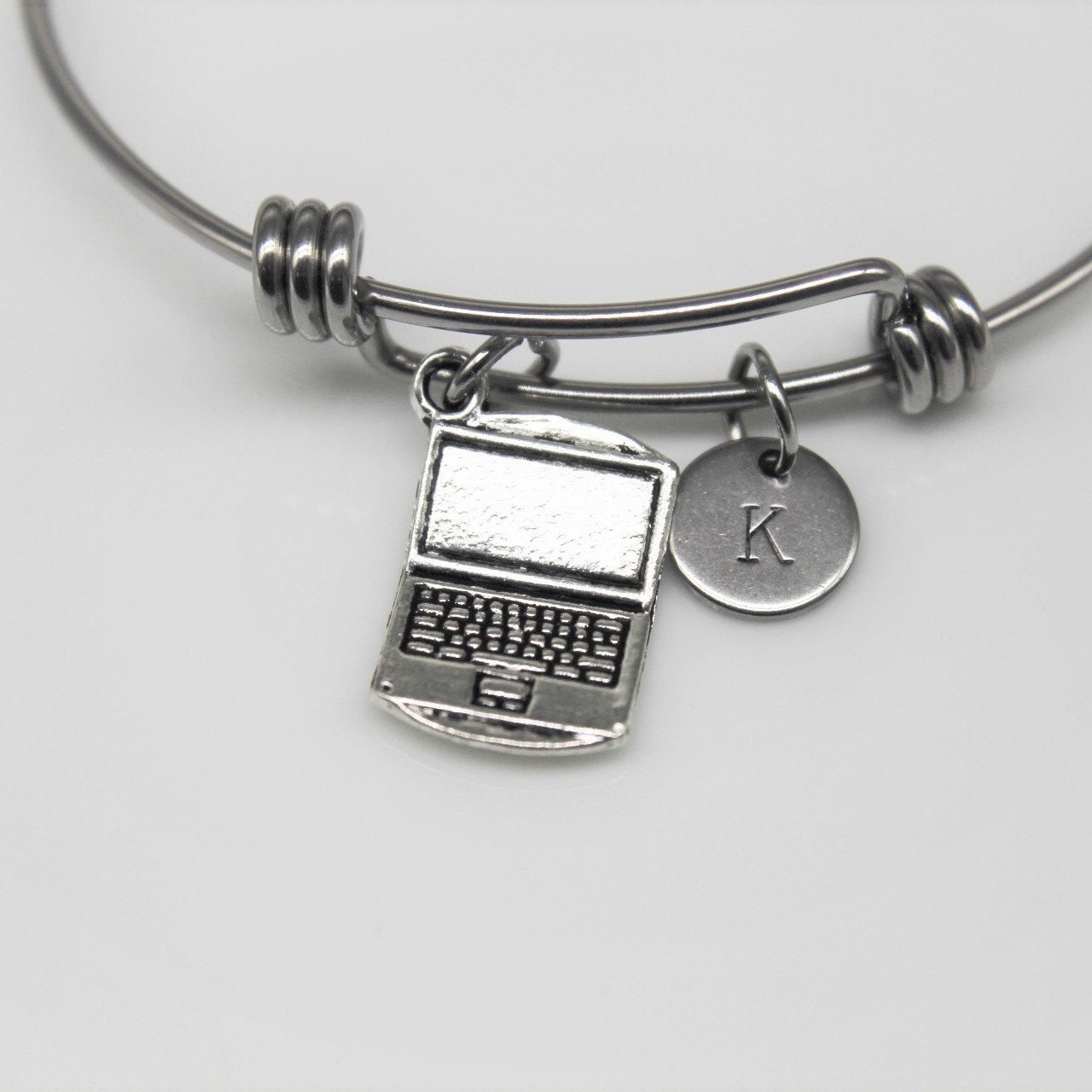Laptop Charm Bracelet Laptop Charm Bangle Computer Charm - Etsy.de