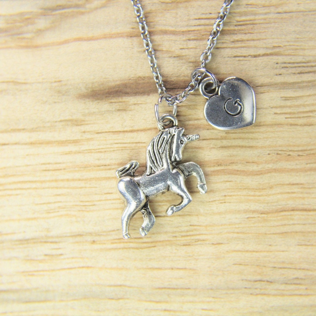 Twilight Unicorn Necklace - Ivory