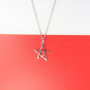Tiny Star Necklace Silver Star Charm Necklace Star Pendant Mom Gift Christmas Gift Aunt Gift Holiday Gift Star Jewelry Personalized Gift
