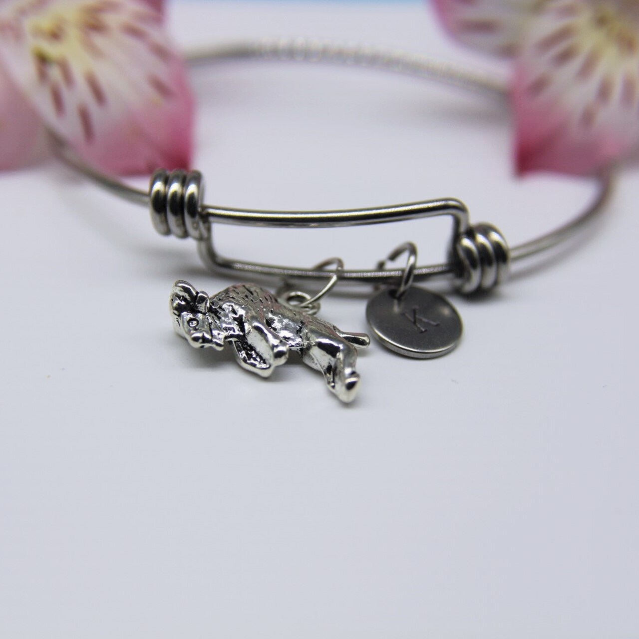 thumbnail image 2 of Silver Buffalo Charm Necklace – American Bison Pendant, 18" Cable Chain 2 of 6