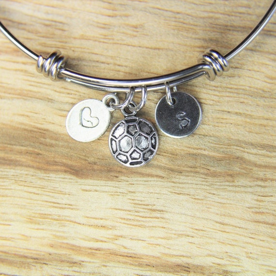 Sterling Silver Soccer Ball & Cleat Pendant: Football Jewelry Gift