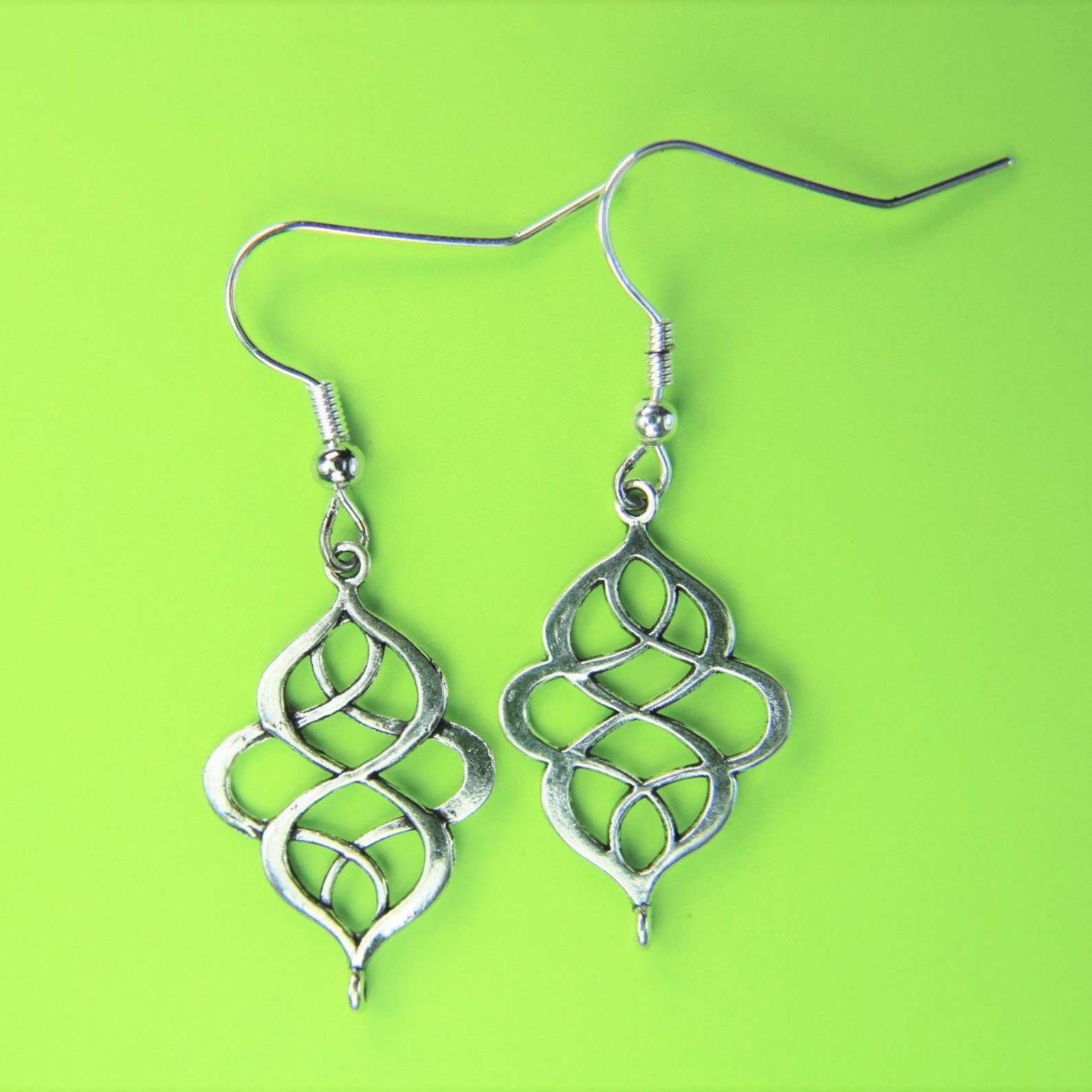 Celtic Knot Earrings Celtic Earrings Celtic Knot Charm Celtic Etsy