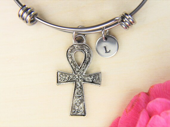 Ankh charm bracelet discount