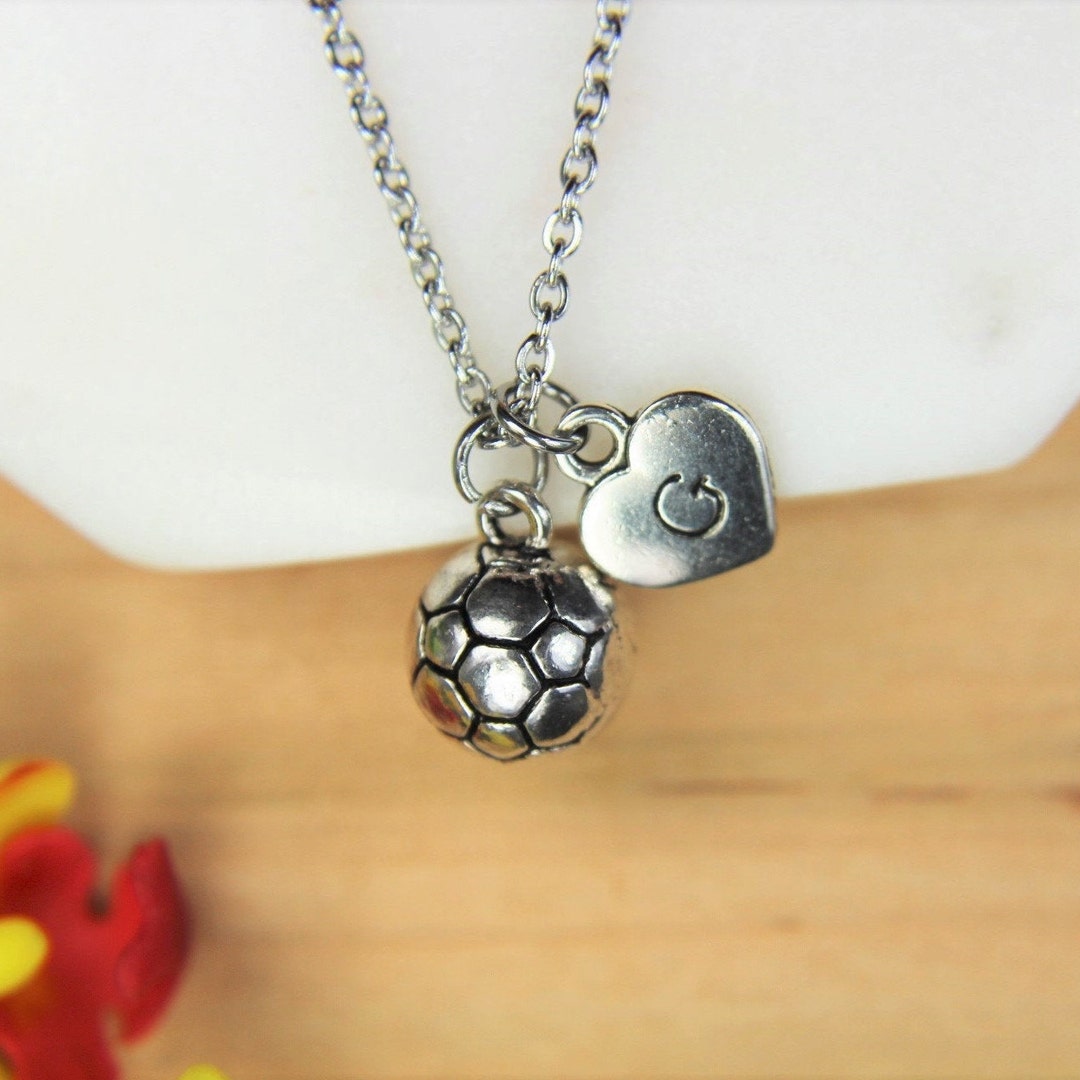 Soccer Ball Necklace Soccer Team Gifts Soccer Girl Gifts Etsy