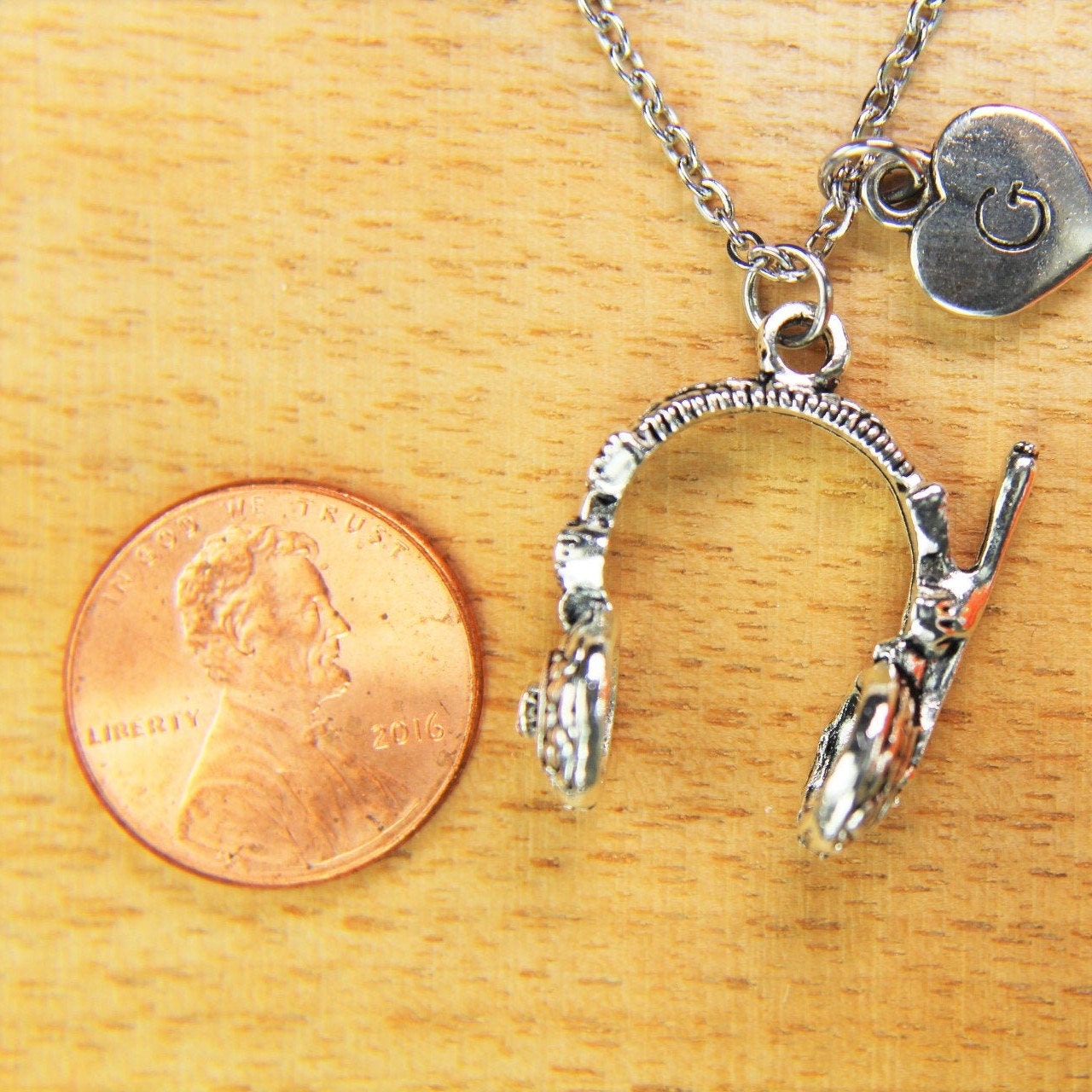 Headphone Necklace Personalized Headhopne Necklace Headhpone Etsy