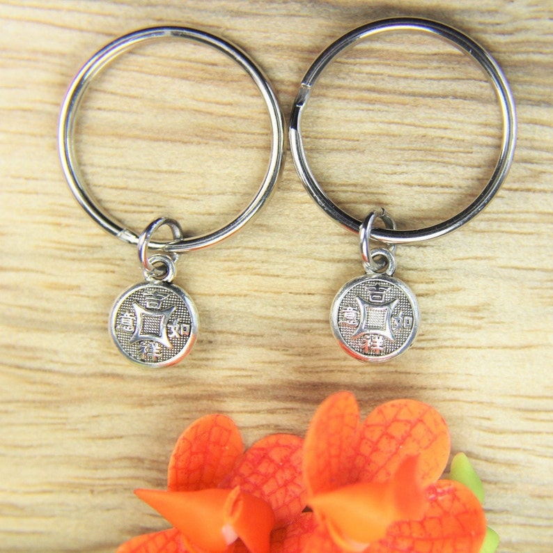 Lucky Charm Keychain Silver Lucky Charm Lucky Jewelry Best Etsy