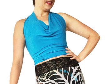Drape neck Halter - Tango Top