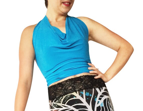 Top cuello drapeado new arrivals