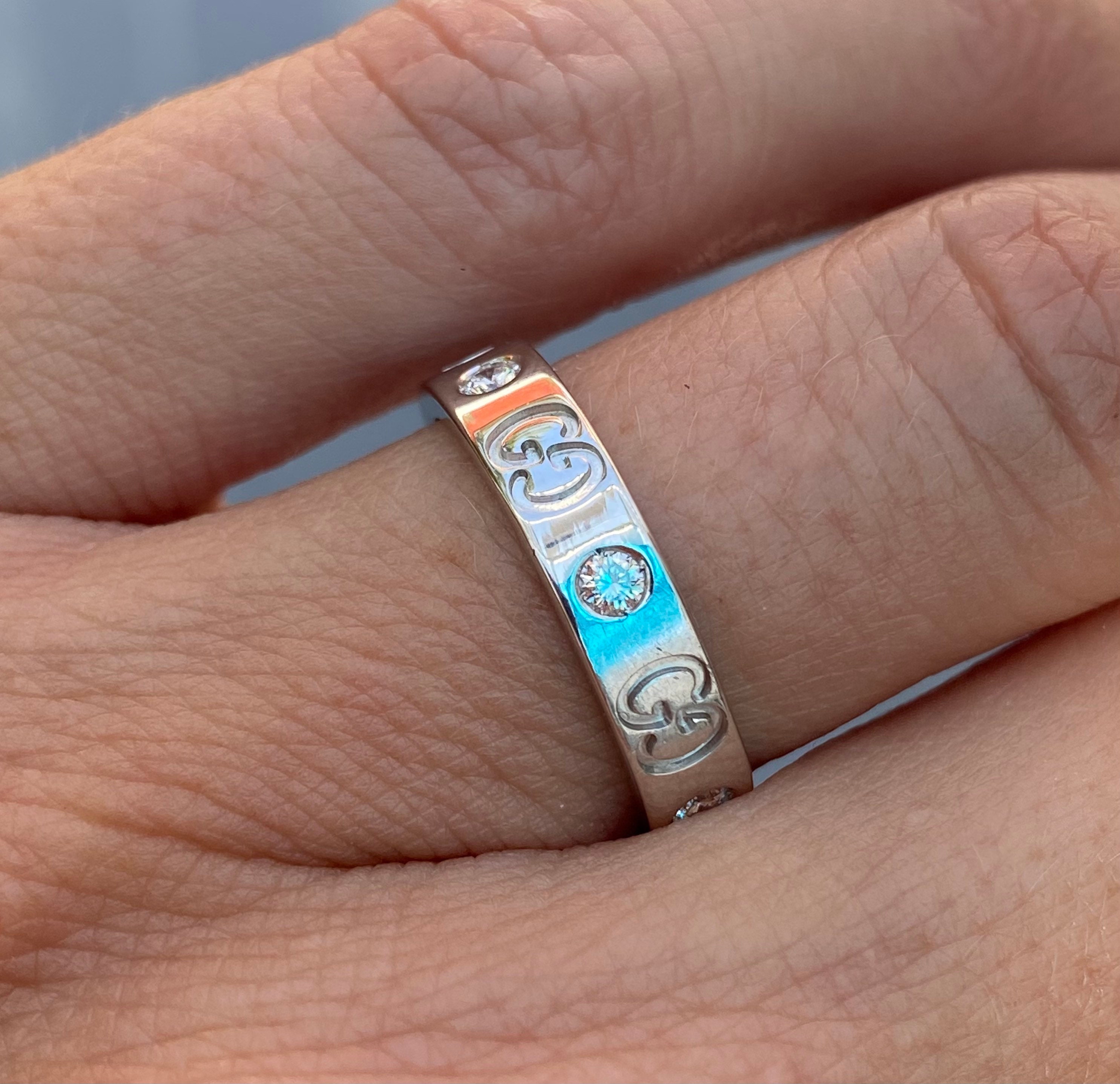 Gold Icon 18-karat gold topaz ring | GUCCI | NET-A-PORTER