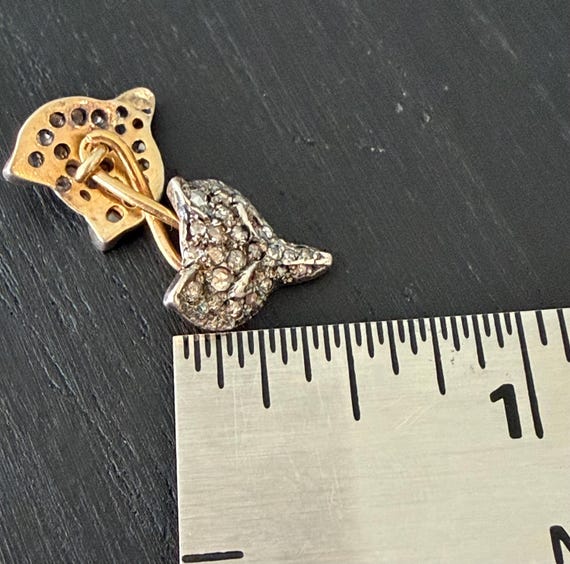 Antique Diamond Ruby Fox Cufflinks - image 3