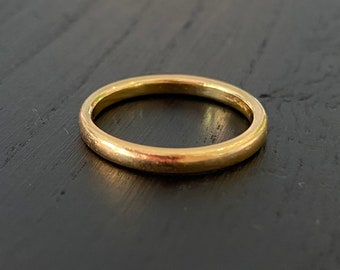 Vintage 22K Gold Band - Size 6 1/2