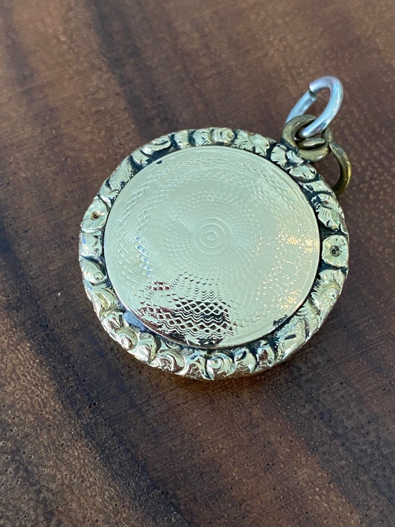 Antique Gold Colored Metal Locket - image 2