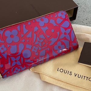 Authentic Pre-Owned Louis Vuitton Vernis Long Wallet in Plum Patent - Ruby  Lane
