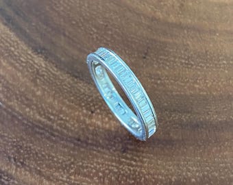 Diamond Platinum Eternity Band
