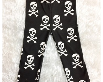 Pirate Skull Leggings, pirate leggings, pirate pants, skull leggings, skull pants, unisex pants, Gasparilla, parade