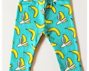 Gone Bananas Leggings, Baby leggings, toddler leggings, girl leggings, boy pants, banana pants, unisex pants