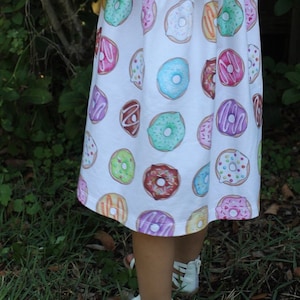 Delicious Donut Dress, baby dress, toddler dress, girl dress, summer dress, spring dress, doughnut dress, doughnut outfit image 5