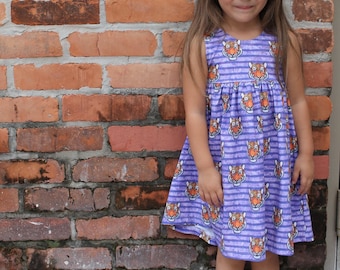 Louisiana State University Tigers Dress, game day, SEC, college apparel, baby, girl, toddler, tailgate, dress, college football