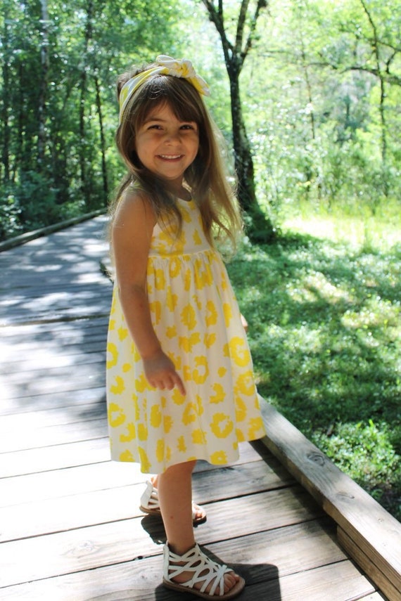 yellow cheetah dress