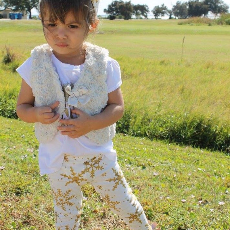 JIV Snowflake leggings for girls and women