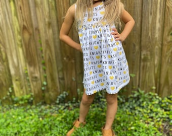 UCF Knights Heart dress, college dress, university of central Florida, ucf knights, girl dress, toddler dress, baby outfit