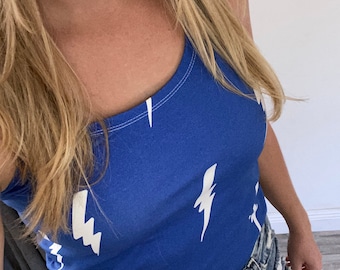 Tampa Bay Lightning tank top, hockey tank, Tampa bay shirt, champa bay, Air Force falcons