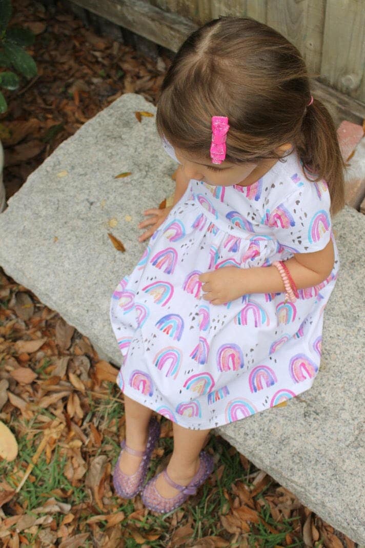 Rainbow Dress, baby dress, toddler dress, girl dress, St. Patricks da…