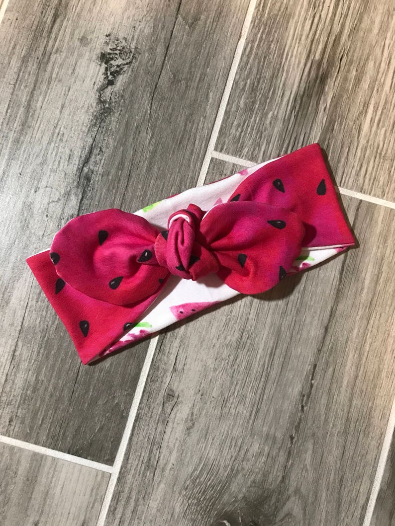 Watermelon /'reversible/' Bow Knot