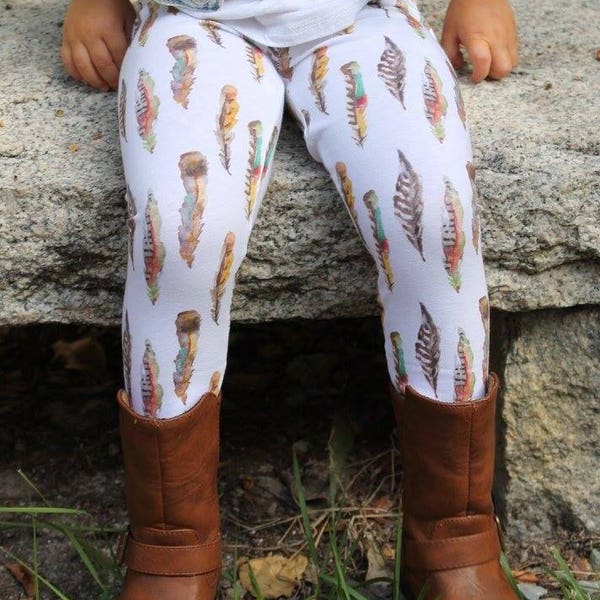 Feather Leggings Etsy
