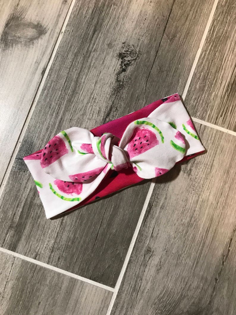 Watermelon /'reversible/' Bow Knot