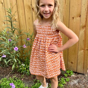 cute longhorn dresses Toddler ZooZatZ Texas Longhorns Bow Heart Print Dress
